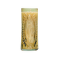 Lady Guadalupe Tinted Glass Candle - Gold